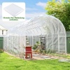 Afbeelding van Outsunny Gewächshausfolie Kunststof 8L x 10B m Transparant