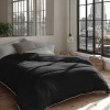 Afbeelding van Zelesta Royalbed Black 140x200cm - Dekbed zonder overtrek- Wasbaar hoesloos
