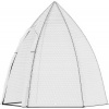 Afbeelding van Outsunny Gewächshaus van metaal, PE-kunststof - 160L x 140B x 180H cm - Wit