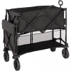 Afbeelding van Outsunny Tuinwagen van staal, polyester - Zwart