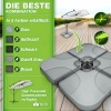 Afbeelding van Tillvex® Parasolstandaard 60 liter / 80 kg, 4-delig, weerbestendig, vulbaar met water of zand