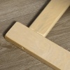 Afbeelding van HOMCOM Accentstoel van Polyester en Berkenhout, Grijs, 66,5L x 94B x 100H cm