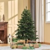 Afbeelding van HOMCOM Kerstboom PVC, PE, Metaal Ø75 x 150H cm Groen