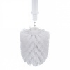 Afbeelding van Relaxdays vervangende toiletborstelkoppen, wit, set van 5, 12 mm draad, 8 x 8 x 9 cm