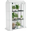 Afbeelding van Outsunny - Foliekas - Kunststof - 100x40x150 cm - Wit