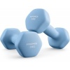 Afbeelding van SONGMICS SYL906QZ01 - Set van 2 hexagonale vinyl dumbbells van 3 kg voor thuis en sportschool