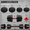 Afbeelding van 2-in-1 verstelbare dumbbellset - 30 kg