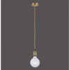 Afbeelding van Paul Neuhaus Edison stijl hanglamp, E27, messing ophangset