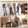 Afbeelding van Homcom Barkruk - MDF, staal - 34L x 30B x 70H cm - Zwart