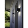 Afbeelding van LUTEC Gemini Medium - Buitenwandlamp - Up & Down - Aluminium - LED - 1230 Lumen - Donkergrijs