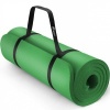 Afbeelding van TRESKO® fitnessmat yogamat pilatesmat 185 x 60 cm, groen, 1,5 cm dikte, getest op ftalaten