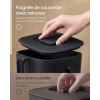 Afbeelding van SONGMICS Plastic Compostbak 7L met geurvrij deksel, 24 x 22 x 19,5 cm, Zwart