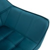 Afbeelding van HOMCOM enkele vleugelfauteuil met fluwelen poten - Scandinavisch groen 68,5 x 61 x 72,5 cm