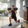 Afbeelding van SONGMICS dumbbellset 30 kg - 2x 15 kg - met verbindingsstang - instelbaar gewicht voor thuisfitness