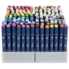 Afbeelding van Luxe Twinmarkers Set 168 stuks - Stiften voor volwassenen en kinderen met opbergkoffer