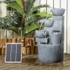 Afbeelding van Outsunny Tuinfontein 31cm x 27cm x 57cm - Donkergrijs