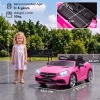 Afbeelding van AIYAPLAY Elektrische Loopauto - Kunststof, Metaal - 107L x 62,5B x 44H cm - Roze