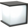 Afbeelding van LUTEC Box Cube Buitenwandlamp - E27 - Donkergrijs