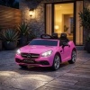 Afbeelding van AIYAPLAY Elektrische Loopauto - Kunststof, Metaal - 107L x 62,5B x 44H cm - Roze