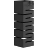 Afbeelding van Homcom Paraplurek Metaal 15,5L x 15,5B x 49H cm Zwart
