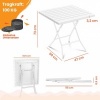 Afbeelding van KESSER® Balkontafel, inklapbaar, weerbestendig/uv-bestendig, gecoat staal en houtlook, outdoor tuint