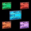 Afbeelding van Kleurveranderende lichtbox - 85 letters en symbolen - op batterijen