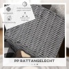 Afbeelding van HOMCOM Set van Opbergmanden met Sluiting 850-233V00