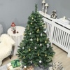 Afbeelding van HOMCOM Kunstkerstboom met 120 LED's en decoratie Ø 95 x 150 cm