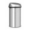 Afbeelding van Brabantia Touch Bin Prullenbak - 60 liter - Mat RVS