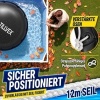 Afbeelding van tillvex® Winterzwembadkussen XXL Ø 300 cm, zwart met touw en reparatieset