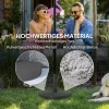 Afbeelding van Outsunny Betonnen parasolstandaard Halfrond voor parasols met 34/38/48mm buisdiameter, Zwart