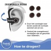 Afbeelding van TwinQ Draadloze In-ear Bluetooth Sport Oordopjes - Zwart voor hardlopen of fitness