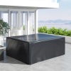 Afbeelding van Outsunny Meubelhoes - 235L x 190B x 90H cm - Zwart
