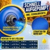 Afbeelding van tillvex® Winter Zwembadkussen XXL Ø 400 cm blauw met touw & reparatiekit
