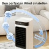 Afbeelding van HOMCOM Luchtkoeler van kunststof en papier - 29,2L x 27,5B x 67,5H cm - Wit