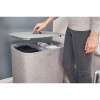 Afbeelding van Joseph Joseph Tota Wasmand - 2 Compartimenten - 90 Liter - Grijs