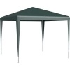 Afbeelding van Outsunny Donkergroene Feesttent van Staal, PE 270L x 270B x 255H cm