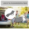 Afbeelding van Outsunny Aluminium Tuinligstoel, Donkergrijze Textileen