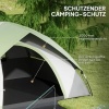 Afbeelding van Outsunny Campingtent van Polyester, Kunststof - 210L x 150B x 110H cm - Groen