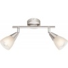 Afbeelding van GLOBO 54919-2N, Nikkel, Glas, Metaal, IP20, E14, LED verlichting
