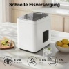 Afbeelding van HOMCOM IJsblokjesmaker - Kunststof - 31,5L x 23,2B x 33,7H cm - Wit