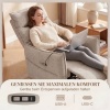 Afbeelding van HOMCOM Elektrische Relaxstoel - Polyester - 88L x 76B x 111H cm - Beige