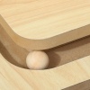 Afbeelding van PawHut 3-in-1 Krabpaal voor Kittens, 67 cm met Sisal, Trackball en Hangbal