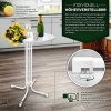Afbeelding van tillvex® Gastro statafel, inklapbaar, 60 cm diameter, met hoes, weerbestendig, rond