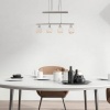 Afbeelding van Globo hanglamp Elliott nikkel metaal grote eettafel lamp E14_LED
