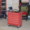 Afbeelding van DURHAND Werkstattwagen van staal - 69L x 33B x 75H cm - Rood