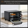 Afbeelding van HOMCOM Mini Oven - 21 Liter - inclusief accessoires - 1400 W
