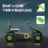 Afbeelding van HOMCOM - Kinderskelter met pedalen en verstelbare zitting - Groen
