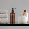 Afbeelding van Set van 2 glazen zeeppompen - 500 ml