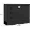 Afbeelding van HOMCOM Brievenbus met Krantenvak B80-015V00